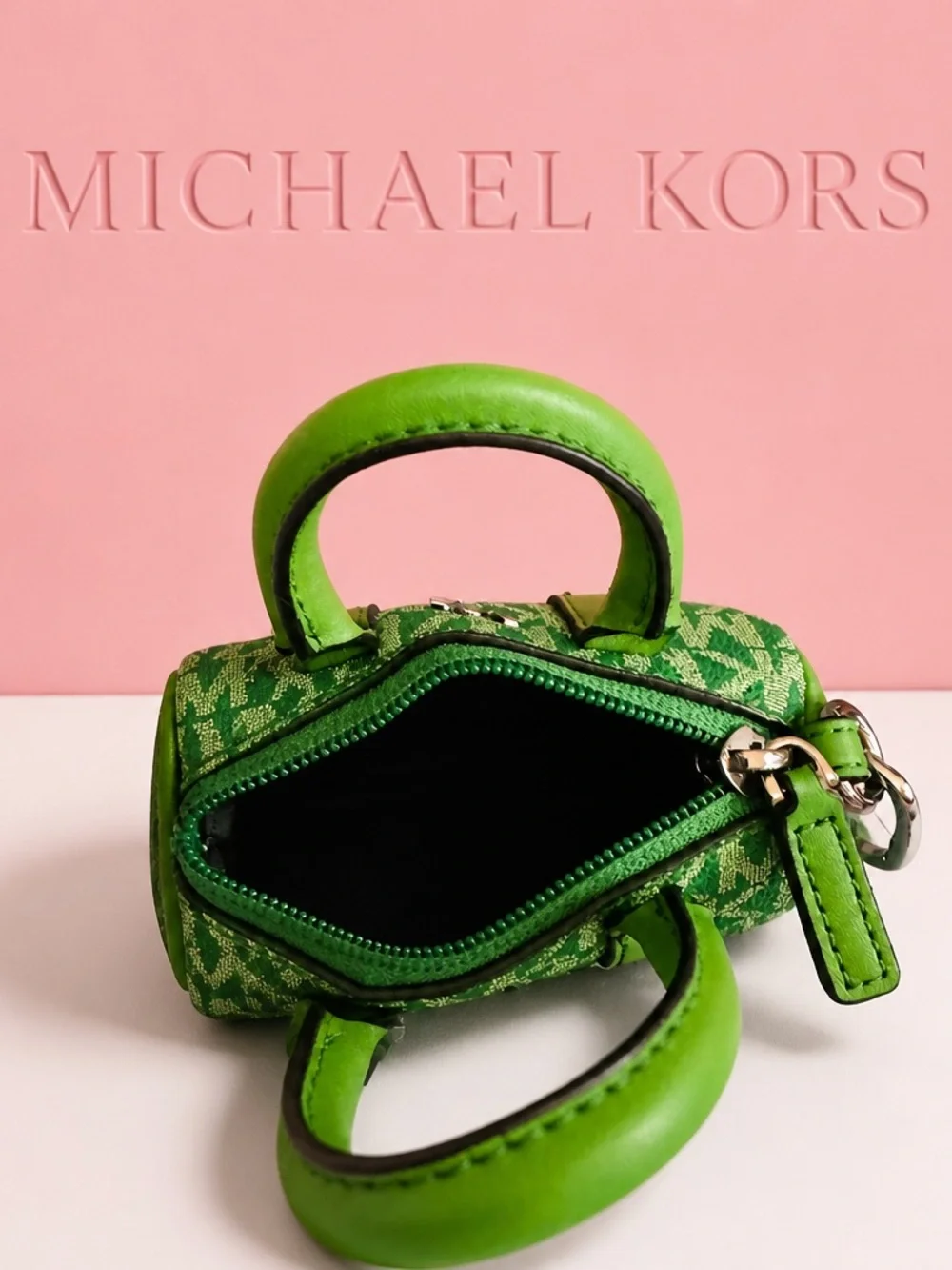 Michael Kors Empire Signature Logo Micro Duffle Bag Charm